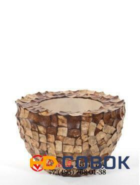 Фото Кашпо из натуральных материалов Tunda bowl coconut shell natural 6TUN78137