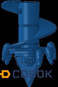 Фото Забурник шнековый ЗШК-250.СТ (К-60Н)