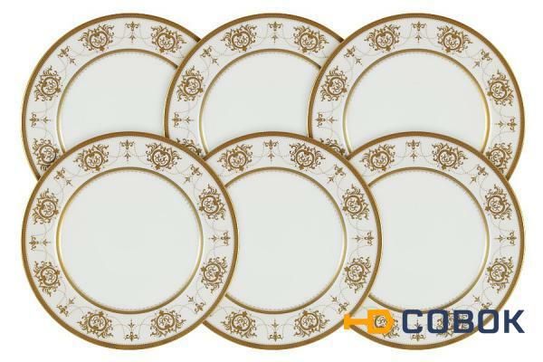 Фото Набор из 6 десертных тарелок Тиара Голд - N51759-54149AL Narumi