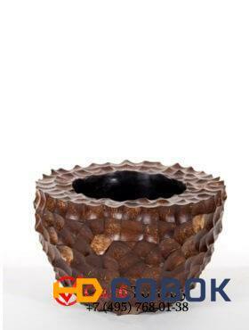 Фото Кашпо из натуральных материалов Tunda bowl coconut shell brown 6TUN78141