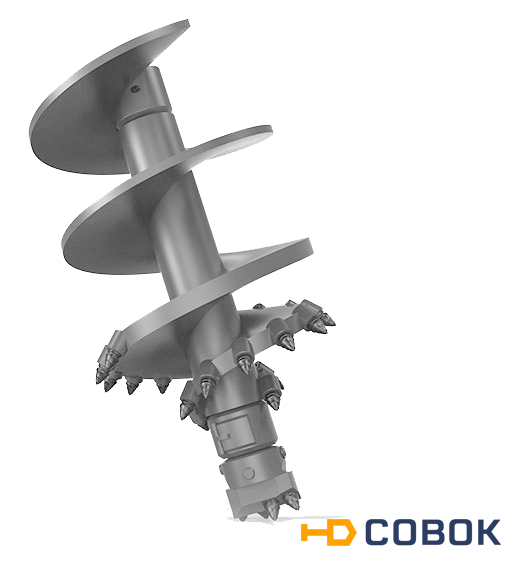 Фото Забурник шнека CFA/НПШ для скальных пород