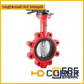 Фото Затвор дисковый поворотный межфланцевый Teclarge Tecofi VP4408-08EP0600 Ду600 Ру10 с редуктором