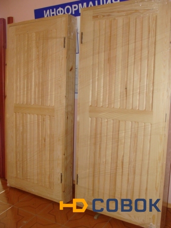 Фото Дверь деревянная (сосна