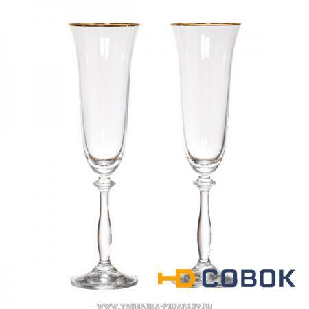 Фото Набор бокалов для шампанского из 2 шт