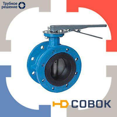 Фото Затвор дисковый поворотный м/ф Ду 50 (2") Ру 16 Tecflon Tecofi VP4449R-02PTFE0050