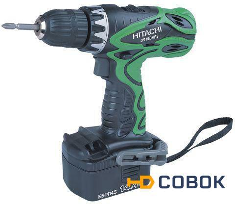 Фото Шуруповёрт Hitachi DS14DVF3 + кейс + фонарь