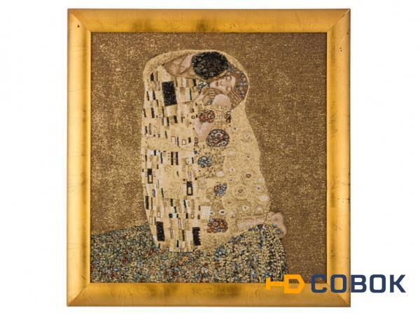 Фото Гобеленовая картина "г.климт.поцелуй" 54х52см. (404-005-09)