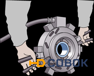 Фото Индукционный нагреватель для снятия внутренних и лабиринтных колец подшипников 60/220