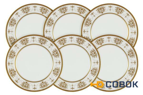Фото Набор из 6 десертных тарелок Тиара Голд Narumi ( N51759-54149AL )