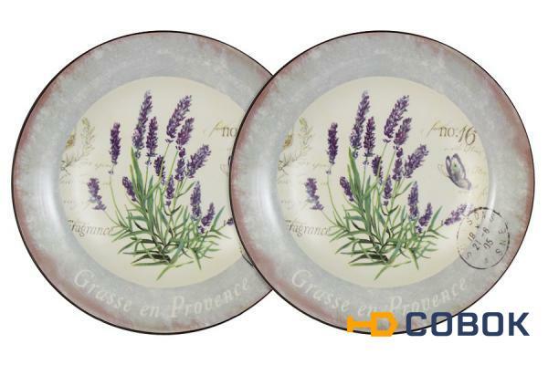 Фото Набор из 2-х суповых тарелок Лаванда LF Ceramic ( LF-80E2256-L-AL )