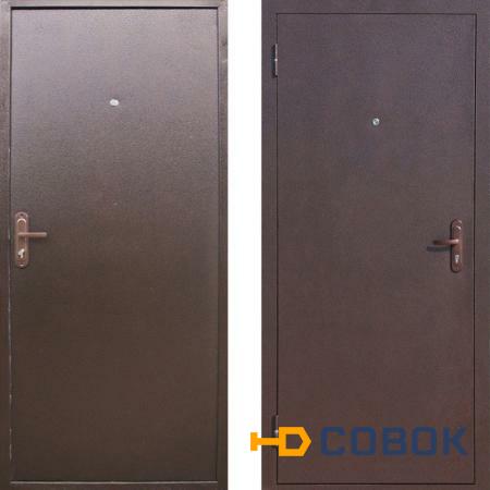 Фото Дверь входная металлическая строительная эконом Стройгост 5-1