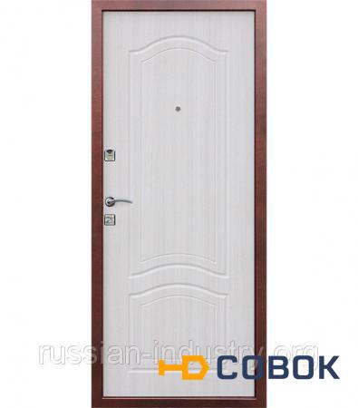 Фото Дверь входная Dominanta белый ясень 960х2050 мм левая