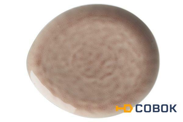 Фото Тарелка овальная большая Artisan (Пыльно-розовый) без инд.упаковки - MW408-DQ0001 Maxwell & Williams