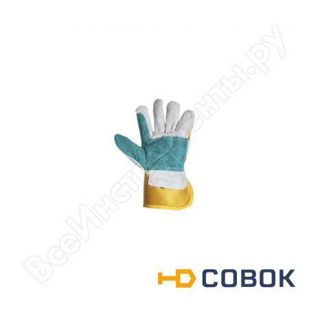 Фото Комбинированные кожаные перчатки JetaSafety JK700/XL