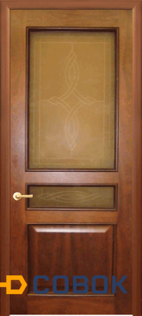 Фото Двери PRORAB Дверь остекленная 200х80 Ника2 сапели ГР3М