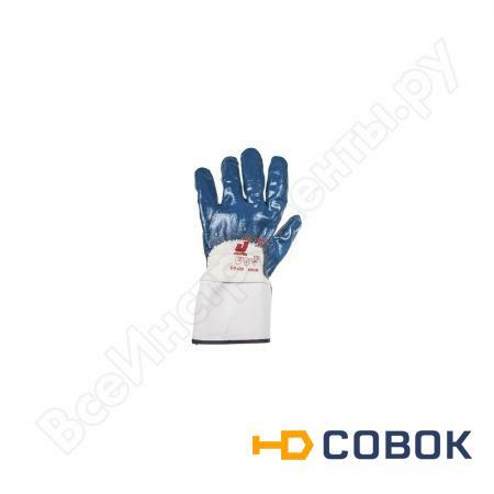 Фото Защитные перчатки с нитриловым покрытием JetaSafety JN067/Xl