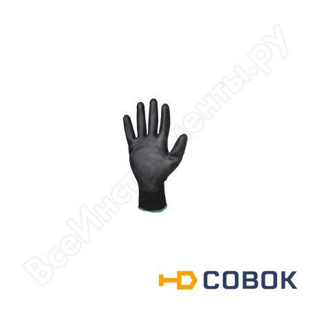 Фото Защитные перчатки с полиуретановым покрытием JetaSafety (12 пар) JP011b/L