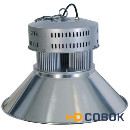 Фото Светодиодный промышленный светильник типа "колокол" 200 Вт AIX с принудительным охлаждением