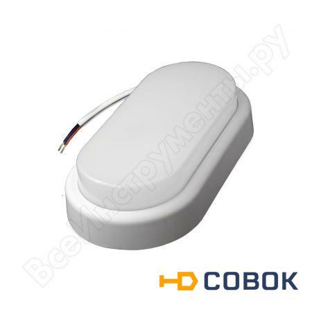 Фото Светодиодный светильник ЖКХ СОЮЗ овальный 8Вт SLED-SMD2835-СПП-8-650-220-6.5-IP54-O 1708O