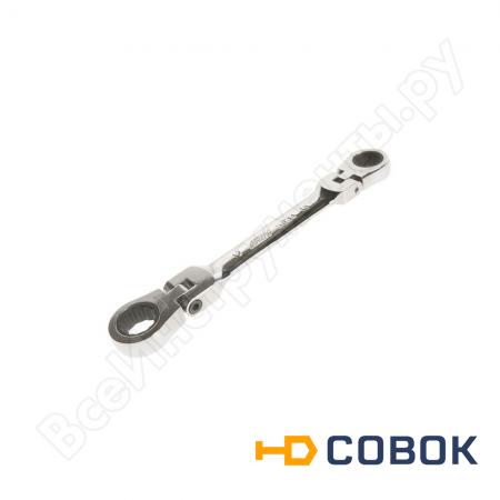 Фото Накидной шарнирный ключ с трещоткой 10х12 мм JTC 5034