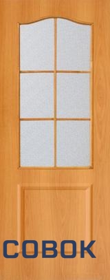 Фото Двери межкомнатные оптом (ламинированные) остекленные
