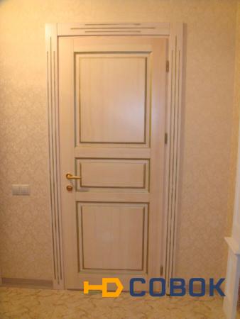 Фото Межкомнатные двери покрытые шпоном сосны