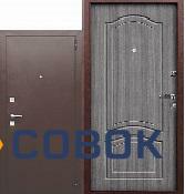 Фото Входные двери PRORAB Дверь металлическая Dominanta Венге Тобакко (860мм) правая