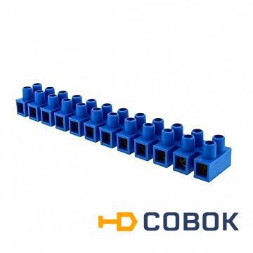 Фото Клеммная колодка 40мм 100А полистирол синяя (уп.10шт.) | код. plc-KK-40-100-ps-s | EKF