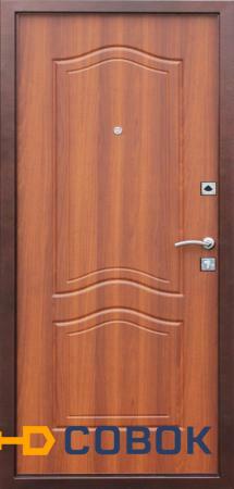 Фото Входные двери PRORAB Дверь металлическая Dominanta Рустикальный дуб (860мм) левая