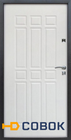 Фото Входные двери PRORAB Дверь металлическая Сопрано Дуб молочный (860 R)