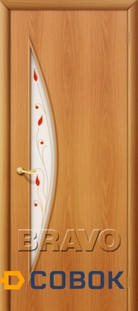 Фото Двери ламинированные 4с5п миланский орех