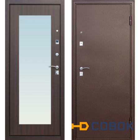 Фото Входные двери PRORAB Дверь металлическая Царское Зеркало Венге (860 L)