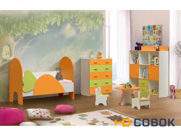 Фото Набор детской мебели Морковка