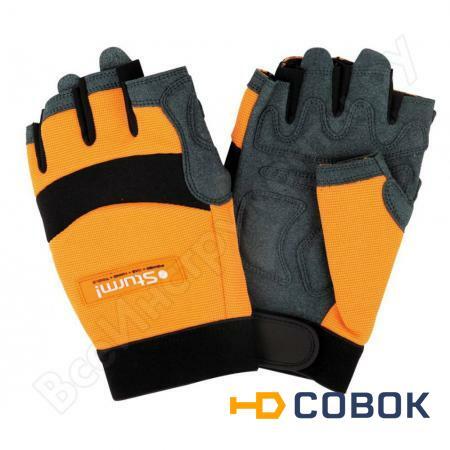 Фото Рабочие мужские перчатки с обрезанными пальцами Sturm р.XL 8054-02-XL