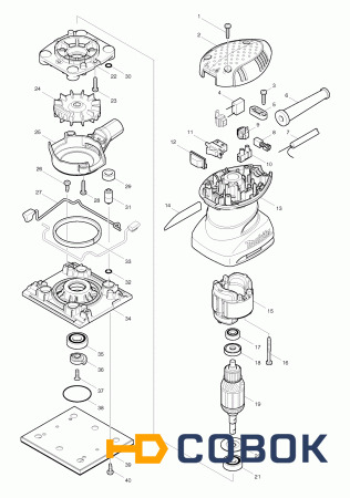 Фото Крыльчатка MAKITA BO4555