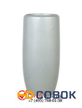 Фото Кашпо из композитной керамики Callisto vase silver 6CALGV330