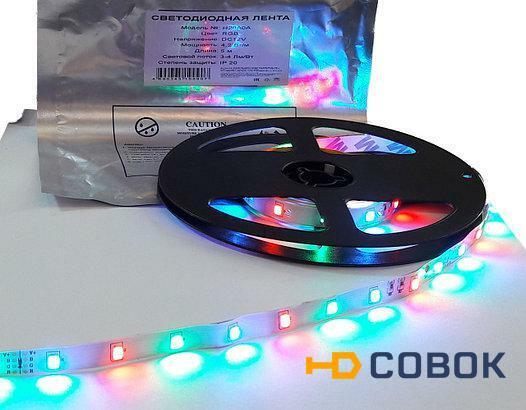 Фото Ленты светодиодные PRORAB Светодиод. лента H20A0A 3528 54LED 12V RGB 4,2W/m 10-12Lm IP20/8мм эффект воды