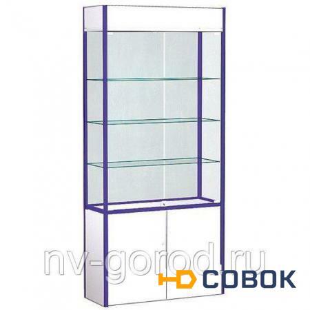 Фото Шкаф витрина Русь ВСД/800 (ст. белые)