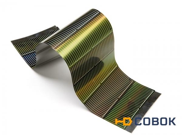 Фото Гибкий тонкоплёночный солнечный модуль 5212х914х1,5 мм.