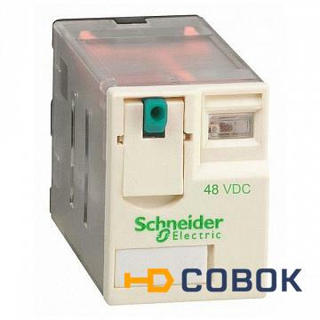 Фото Реле 2 CO 48В постоянного тока | код. RXM2AB1ED | Schneider Electric