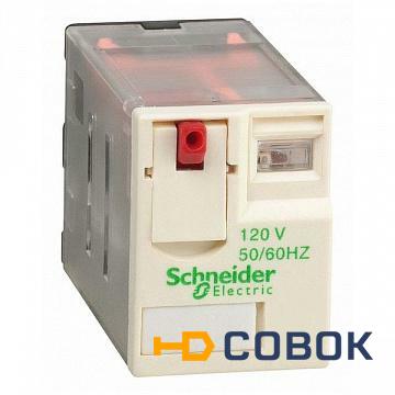 Фото Реле 4 CO 120В переменного тока | код. RXM4AB1F7 | Schneider Electric