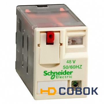 Фото Реле 2 CO светодиод 230В переменного тока | код. RXM2AB2P7 | Schneider Electric