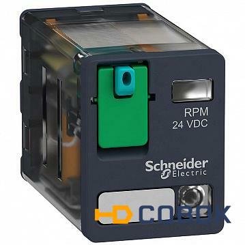 Фото Реле 2CO светодиод 24В постоянного тока | код. RPM22BD | Schneider Electric