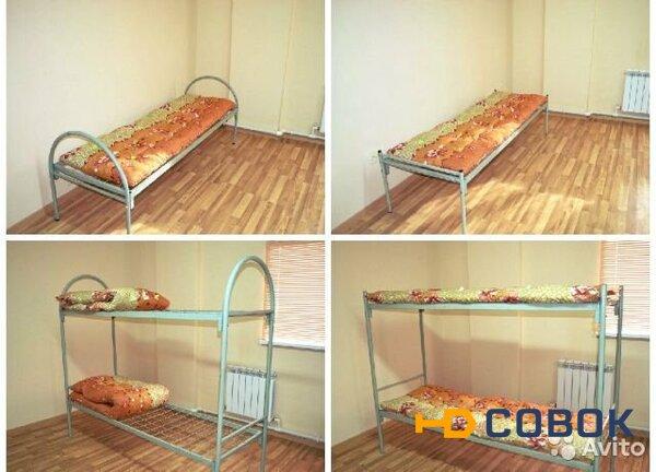 Фото Кровати металлические для рабочих, общежитий, для комплектации бытовок