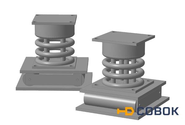 Фото Блок катковый, блоки подвесок стационных трубопроводов, блок пружинный
