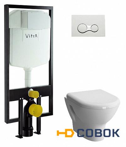 Фото Комплект инсталляция и унитаз 9012B003-7206 VITRA