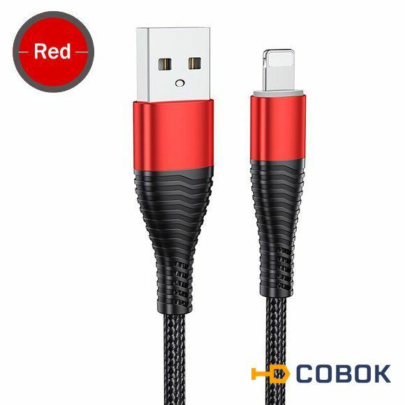 Фото USB кабель ROCK 3.0A Lightning для быстрой зарядки iPhone, iPad, iPod