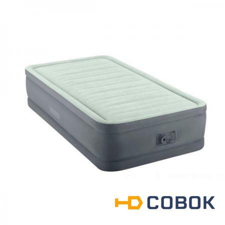 Фото Односпальная надувная кровать Intex 64902 Premaire Elevated Airbed + насос (99х191х46см)