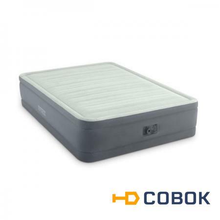 Фото Полуторная надувная кровать Intex 64904 Premaire Elevated Airbed + насос (137х191х46см)