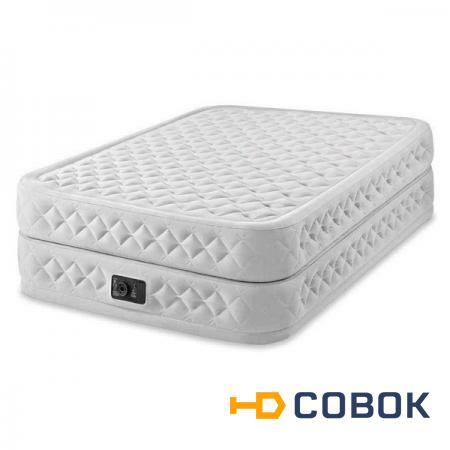 Фото Двуспальная надувная кровать Intex 64464 Supreme Air-Flow Bed + насос (152х203х51см)